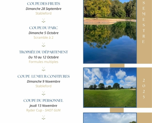 L'image montre les compétitions du 2eme semestre